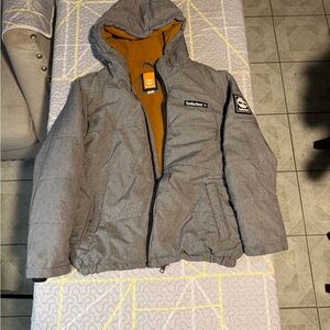 Timberland Mustard and Gray Jacket